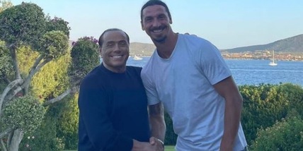 Ibrahimovic insieme a Berlusconi: "La potenza fa solo la storia"