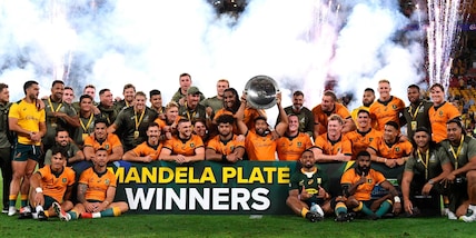 Rugby, il Mandela Trophy all'Australia: battuto ancora il Sudafrica
