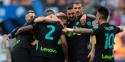 Inter-Bologna 6-1: doppio Dzeko, Inzaghi vola al primo posto
