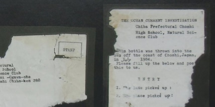 Hawaii, trovata una bottiglia con messaggio del 1984