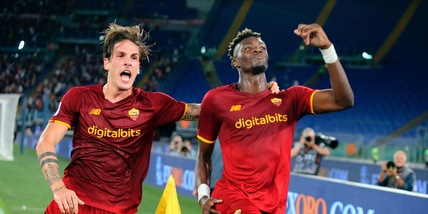 Roma-Udinese 1-0: Abraham decisivo. Pellegrini espulso, salta il derby