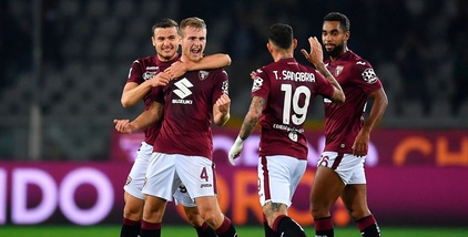 Pagelle Toro: Ansaldi crea, Pobega domina e incide