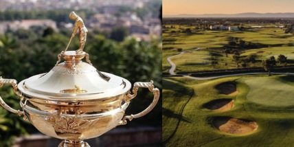 Roma, la Ryder Cup 2023 è esposta a Villa Borghese