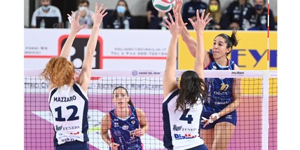 Reale Mutua Fenera Chieri ’76 porta a casa un set da Scandicci