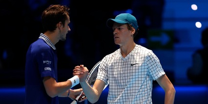 Atp Finals, la sfida tra Sinner e Medvedev vista da 344 mila spettatori medi
