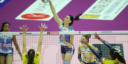 Conegliano vola, Novara batte Roma, Chieri vince il derby