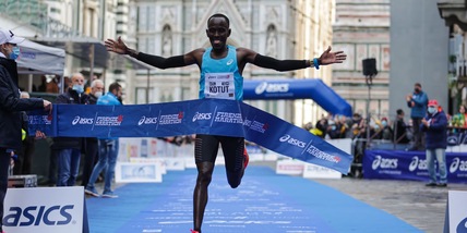 E' quasi record per l'Asics Firenze Marathon. Anche Firenze è ripartita