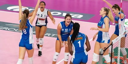 Club Italia travolgente contro Montecchio