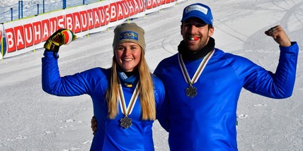 Snowboard, la coppia Moioli-Sommariva conquista l'oro a Montafon