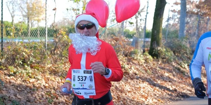 Francesco Cannito, il pacer Babbo Natale che ha corso a Reggio Emilia