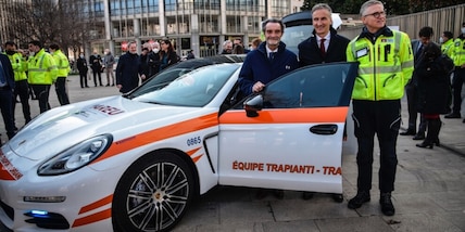 Porsche sequestrata alla criminalità, diventa un’ambulanza