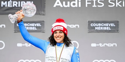 Federica Brignone festeggia la Coppa del Mondo: "Grande stagione"