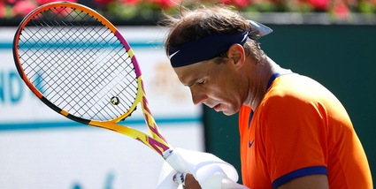 Nadal, frattura alle costole: fuori un mese e mezzo