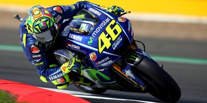 MotoGp, le immagini delle prove di Valentino Rossi