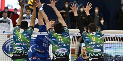 Piacenza porta Trento a Gara 3, Modena e Perugia in semifinale