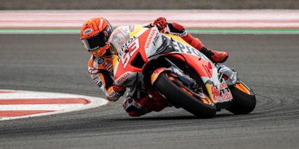 MotoGp, Gp Portogallo: Marquez domina le libere 1, ottavo Bagnaia