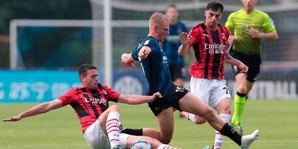 Primavera, Inter-Milan 2-2. I rossoneri pareggiano nel finale in dieci uomini