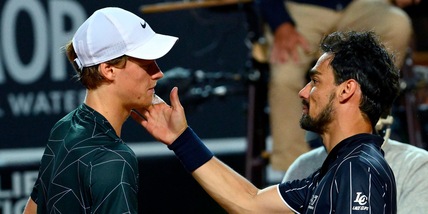 E' di Sinner il derby con Fognini: Jannik agli ottavi degli Internazionali