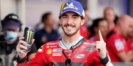 MotoGp, Bagnaia: "Felice della pole. Mir e Rins? Sono contento così"