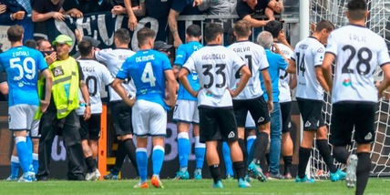 Scontri Spezia-Napoli: ultras azzurro arrestato dalla Digos