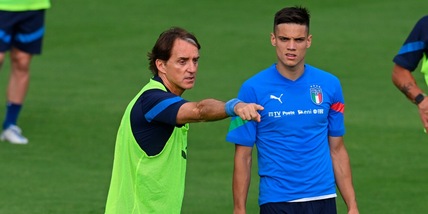 Italia, Mancini dirige il primo allenamento: l'Argentina nel mirino