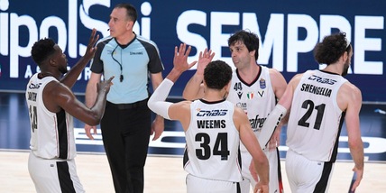 Playoff Scudetto, la Virtus Bologna domina Tortona: 91-70 in gara 2