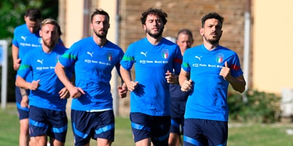 Italia, allenamento a Coverciano: a casa Sirigu, Zaccagni e Lazzari
