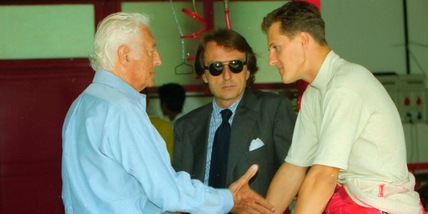 Ferrari: la scuderia di Maranello celebra la prima vittoria di Schumacher