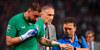 Italia, dubbio Donnarumma: "Lussazione al dito, condizioni da valutare"