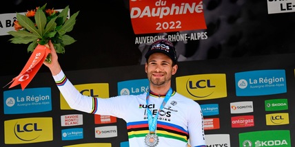 Ganna conquista la crono nella 4ª tappa al Giro del Delfinato