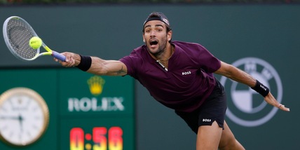 Berrettini in semifinale a Stoccarda: battuto Sonego nel derby