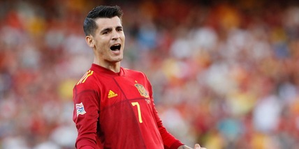 Luis Enrique elogia Morata: "Nessun attaccante difende come lui"