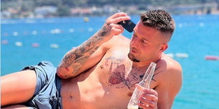 Milinkovic, relax in Turchia tra mare e calciomercato