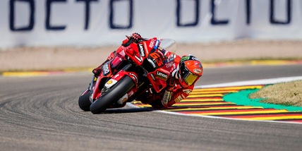 MotoGp, vola la Ducati di Bagnaia: è pole position al Sachsenring