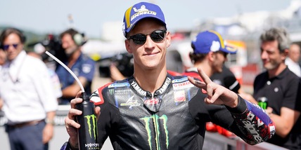 MotoGp, Quartararo: "Ho spinto come un maiale, spero in un duello con Bagnaia"