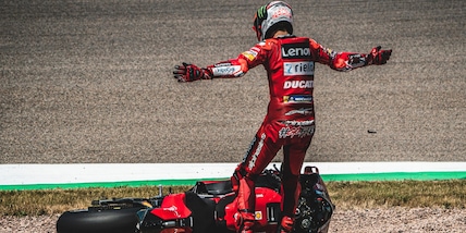 MotoGp, Tardozzi: "Bagnaia va difeso, la pista era scivolosa"