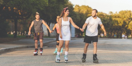 Liberi, senza stress e all’aperto: tutti “in linea” con i pattini