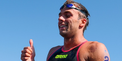 Mondiali nuoto, doppietta azzurra nei 10 km: Paltrinieri oro, davanti ad Acerenza