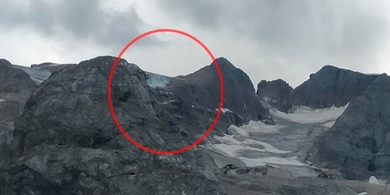 Marmolada, crolla ampio seracco: sei morti e otto feriti