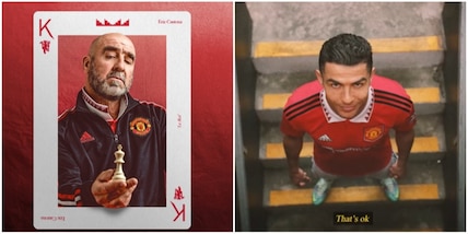 United, Ronaldo indossa la nuova maglia ispirata a Cantona