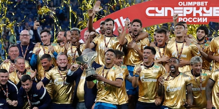 Supercoppa di Russia allo Zenit: 4-0 allo Spartak