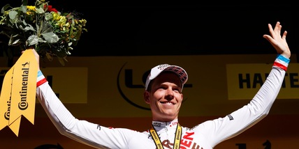 Tour de France: trionfo Jungels alla 9ª tappa, Pogacar ancora in giallo