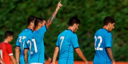 Kvaratskhelia-Anguissa-Politano-Petagna: poker Napoli al Perugia