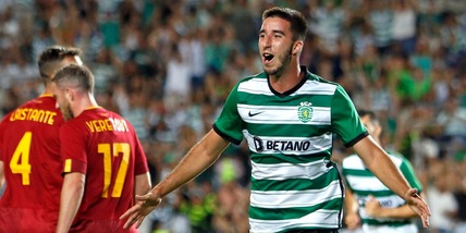 Roma ko con Dybala in tribuna: lo Sporting Lisbona vince 3-2