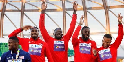 Mondiali, trionfo del Canada nella staffetta 4x100 maschile