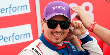 Lorenzo a Misano per un test con la Panigale di Michele Pirro