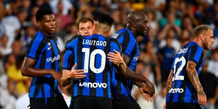 Inter-Lione 2-2: Lukaku e Barella rispondono a Lacazette e Cherki