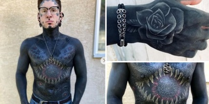 Tattoo mania, un uomo impiega 1200 ore e 100mila euro per tatuare il suo corpo