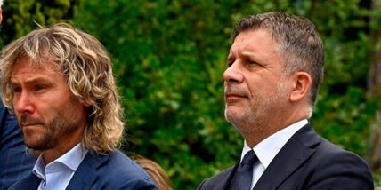 Juve, vertice a bordo campo tra Nedved, Cherubini e Berta