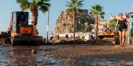 Stromboli sommersa dal fango: dichiarato lo Stato d'emergenza